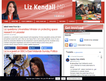 Tablet Screenshot of lizkendall.org